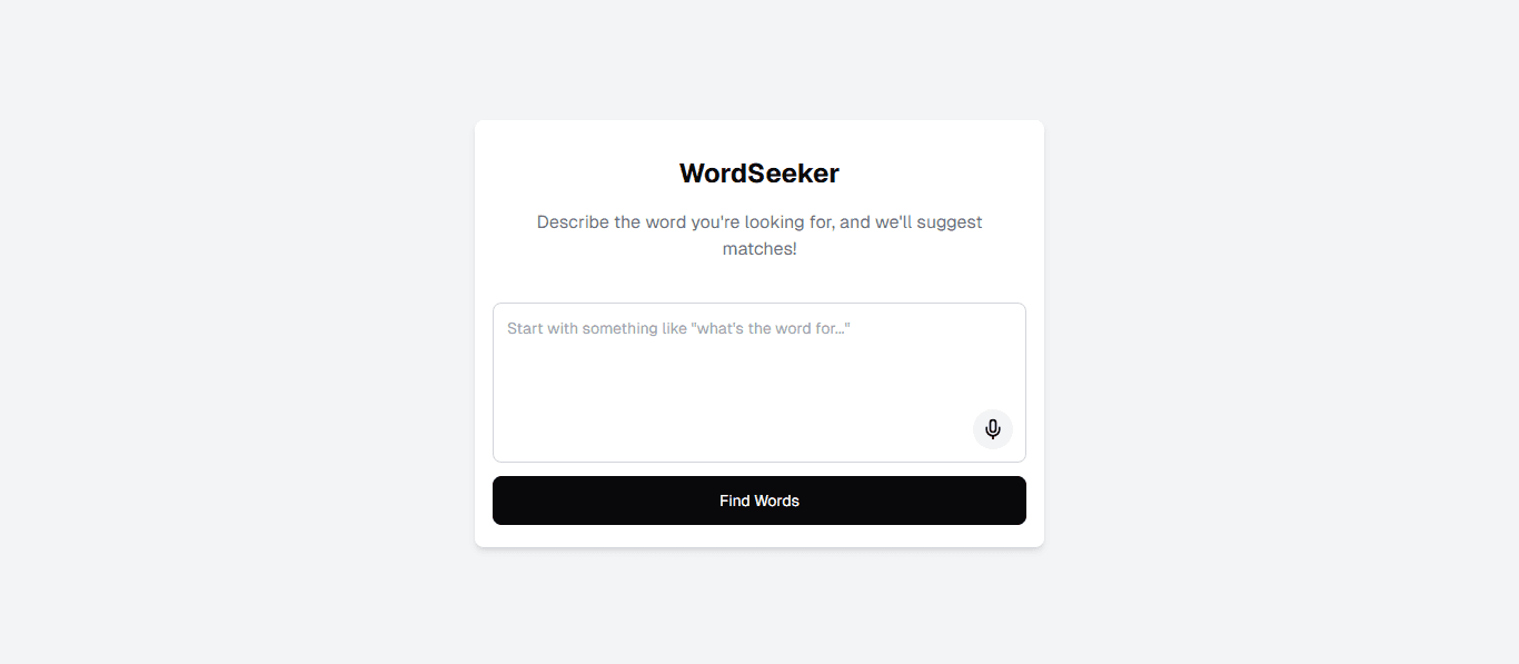 WordSeeker
